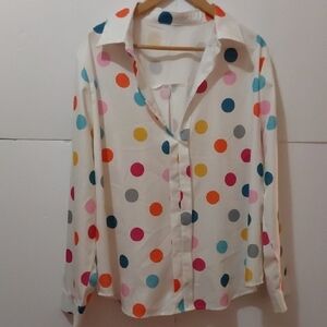 Polka Dot Women's Top